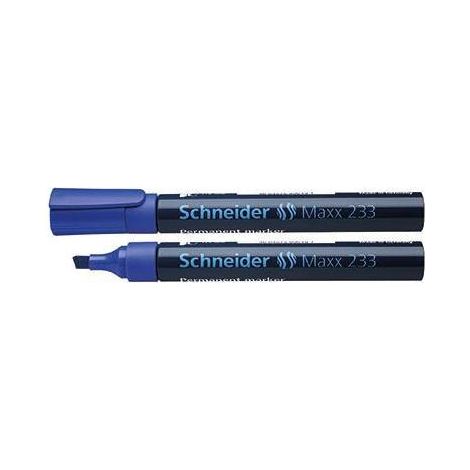 Schneider Permanentmarker 233 123303 1-5mm Keilspitze blau (1/4)