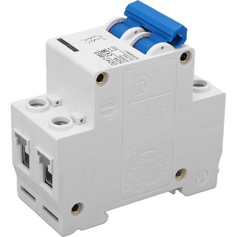Disjoncteur miniature 500 V CC 2P, montage sur rail DIN, type B, pour système solaire (1/5)