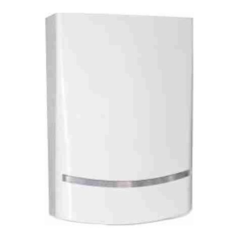 Sirena autoalimentada BLADE 01/S-WW, color blanco - intermitente. LED blanco de alto brillo programable y con informe de estado del sistema/alarma