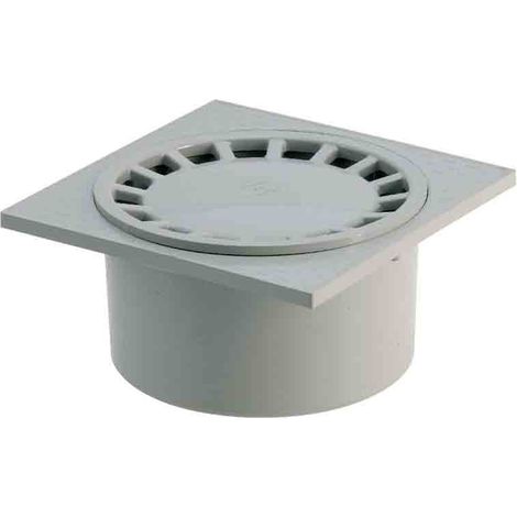Scarico a pavimento in PVC 150 x 150 - grigio GIRPI