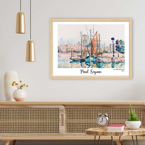 Cuadro Mihari, Estructura en Tela, Madera Noble, Estructura Madera Noble, 35x45h cm Multicolor (1/3)