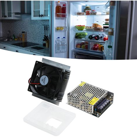 Kit de composants pour petit réfrigérateur électronique à semi-conducteurs, système de réfrigération, module dissipateur thermique avec alimentation (1/5)