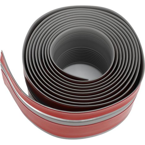 Rutschfestes Profil für Treppenkanten, aus selbstklebendem PVC, wasserdicht, L-förmig, ideal für Wohnhäuser, Hotels und Einkaufszentren, graubraune Farbe. (1/2)