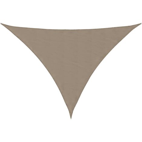 Vela Parasole Telo Ombra Parasole a Vela Oxford Triangolare 4x5x5 m Grigio Talpa (1/4)