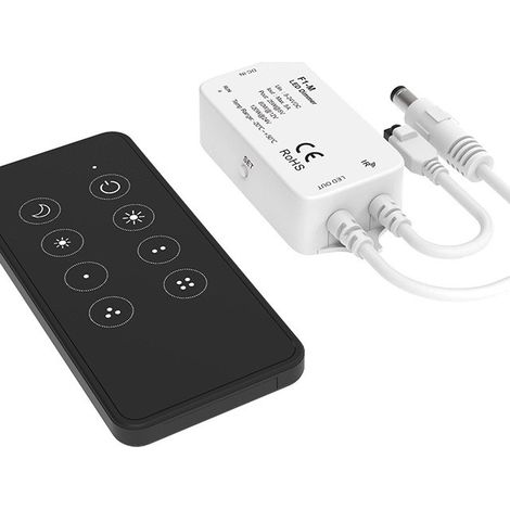 5-24V DC Constant Voltage Infrared LED Dimmer, 1 Channel, 5A, F1-M+RC1