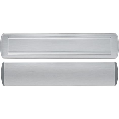 AXA Briefkastenklappe Curve Plus mit Zugluftstopp - Aluminium F1 (1/5)