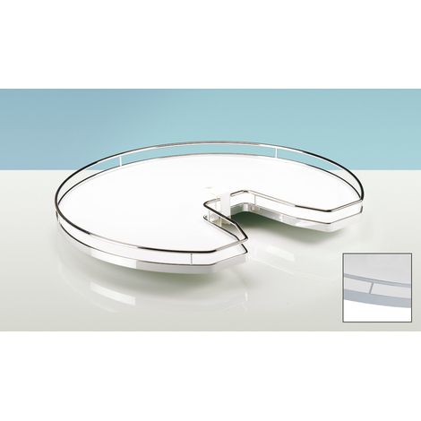 Drehboden 3/4 Falttür 900 mm chrom (1/3)