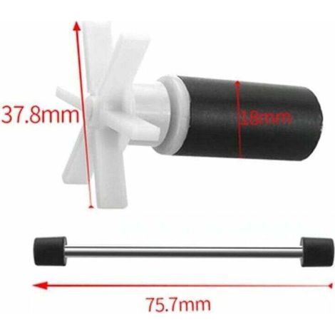 Turbine de filtre submersible BR-Vie, turbine de filtre de rechange en acier inoxydable, rotors de rechange pour spa Lay Z (1/4)