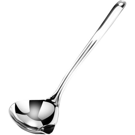 Cuillère filtre à graisse en acier inoxydable, écumoire pour cuisine, passoire à graisse pour cuisson, ustensile de cuisine pratique (1/5)