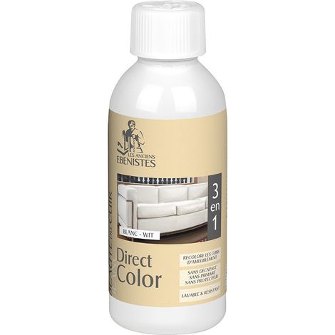 DIRECT COLOR - Recolore le cuir - 250ML BLANC - Les anciens ébénistes