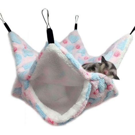 Hamac de cage pour petit animal domestique comme le phalanger volant. le cochon d'Inde. le perroquet. le furet. l’écureuil. le hamster.