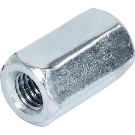 Écrou rallonge – Radix – M16 – Acier zingué – DIN 6334 (25 pièces)