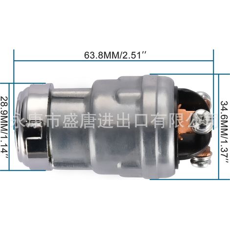 GOOFIT keyless ignition switch, 3-wire engine start switch for replacement of cars, motorcycles, and tractors. (1/2)