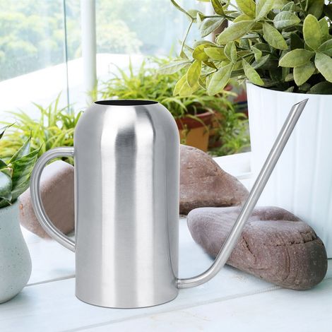 1,5-Liter-Gießkanne aus Edelstahl für Sukkulenten, Pflanzen und Gartenblumen (1/5)