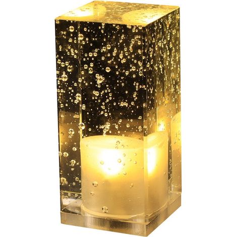 Lampe de bureau de bar, lampe en cristal rechargeable à LED, ambiance KTV de restaurant créative et personnalisée, lampe de chevet, petite veilleuse, lampe de table décorative (1/3)