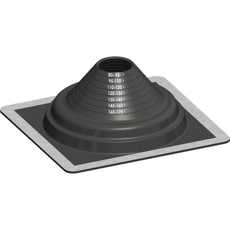 Atec traversée de toit plat flexible, DN 80/125