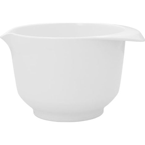 Bol mélangeur et de service, blanc laiteux, 14,5 × 18 × 11 cm, 1 l, PET recyclable, résistant aux rayures, passe au lave-vaisselle et au micro-ondes (1/3)
