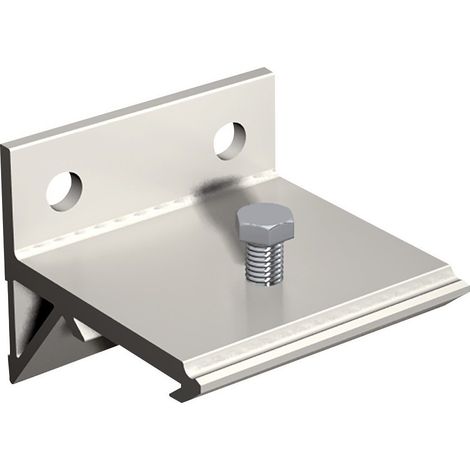 Soporte en forma de ángulo para riel de puerta corredera interior 40 x 32 x 39