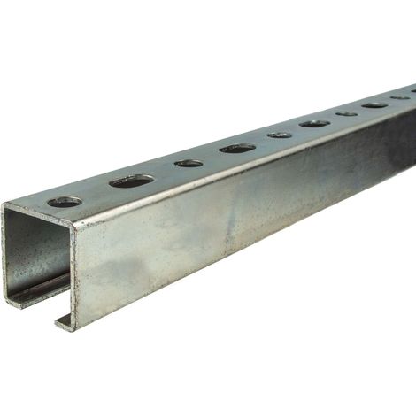 tecuro Montageschiene Typ 38/40 x 1000 mm x 2,00 mm, Stahl verzinkt C/U-Profil (1/4)