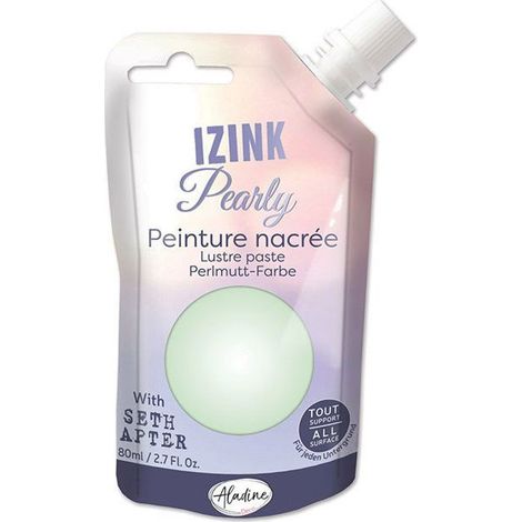Peinture nacrée - Vert d'eau - 80 ml
