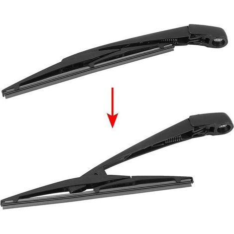 Adatto per confezione da 2 spazzole tergicristallo posteriori da 255 mm (10 pollici) con bracci, compatibile con i modelli Honda HR-V dal 2014 al 2017. (Ricambi auto)