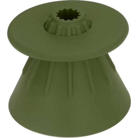 Wiederverwendbarer Silikon-Kaffeefilter, grüner Kaffeefiltertrichter, kompatibel mit Kaffeefiltern, waschbar und langlebig. (1/5)