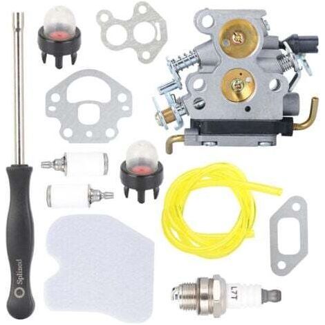 Carburateur avec Tournevis de Réglag Filtre à Air pour Husqvarna 235 235E 236 236E 240 240E C1T-W33 4 Zama Tronçonneuse Remplace 574719402 545072601 (1/4)