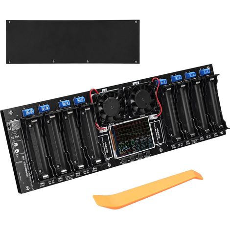 8-channel battery tester, battery capacity test with multi-mode functionality, advanced safety and intuitive display (1/5)
