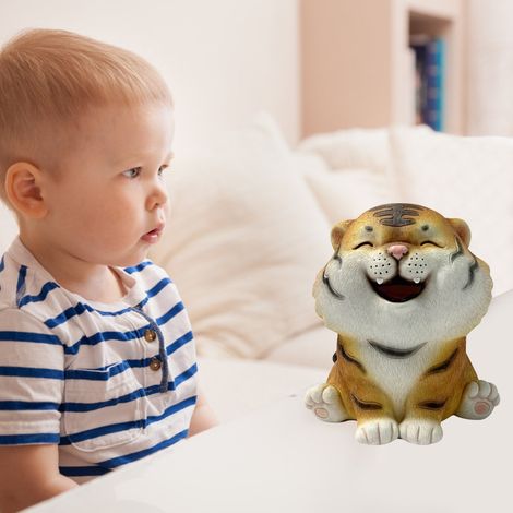 Petit tigre mignon tirelire décorative (boîte, 1 pièce) tigre jaune, comme image (1/5)