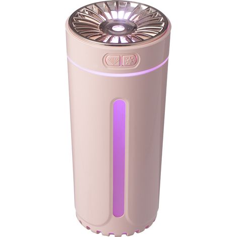 Petit humidificateur de bureau USB 300 ml avec lumière LED 7 couleurs pour la maison, les plantes, la voiture, le bureau, la chambre, bébé, et diffusion de nano-brume (1/5)