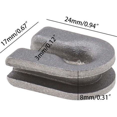 Ösenschneidkopf mit T35 T25 T35X T45X Anschlag 537185902 2,0 mm 2,4 mm 3,0 mm für Gartengeräte und Rasenmäherzubehör (1/4)