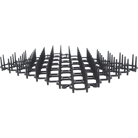 12 pièces tapis de dissuasion pour chat réseau anti-chien intérieur extérieur répulsif formation pic en plastique pour éloigner les chats chiens protégeant les plantes (1/5)