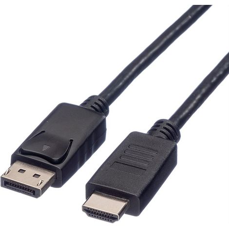 Roline DP-HDTV DisplayPort-Kabel, Stecker/Stecker, 2 m, 11/04/5781
