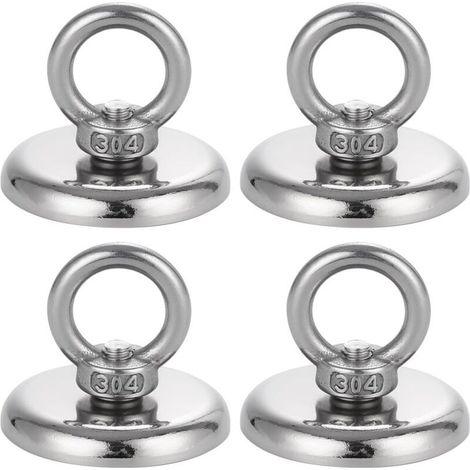 Magnet powerful, magnet neodymium 50 kg, super diameter 42 mm, magnet of fishing in neodymium, super powerful, magnet super powerful for industry and the science, fishing to the magnet and garage (1/4)
