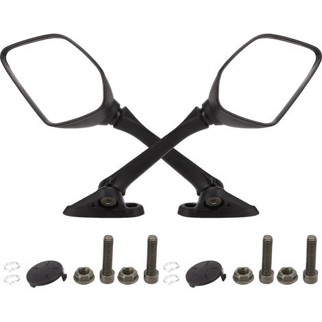 Rétroviseurs latéraux Moto Paire – Visibilité Améliorée pour T‑MAX, YZF‑R3, YZF‑R25 Type 2 (1/5)