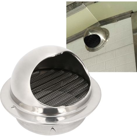 Accessoire de ventilation pour hotte de cuisine domestique en acier inoxydable (1/5)