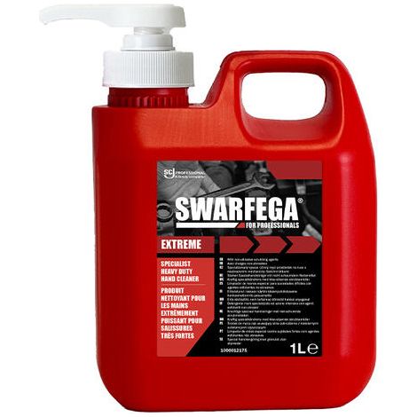 Detergente mani per sporco molto resistente, tanica con pompa - Swarfega