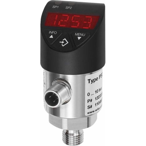 Riegler Elektr. Druckschalter, Digitalanzeige, M12x1, G 1/4, 0-160 bar (1/2)