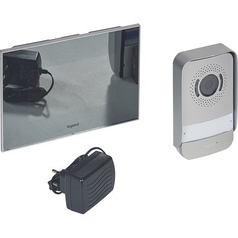 Legrand - Kit portier visiophone avec interphone et écran miroir 7pouces