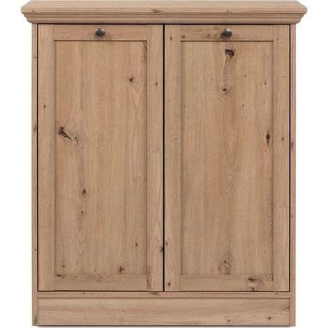 Credenza Timber 01A con 2 ante colore rovere anticato (1/5)