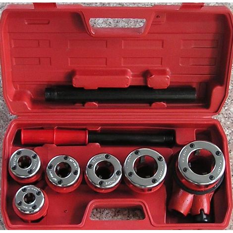 SET FILIERE FILIERA PER TUBI COMPLETA 7 PZ tubi zincati innocenti