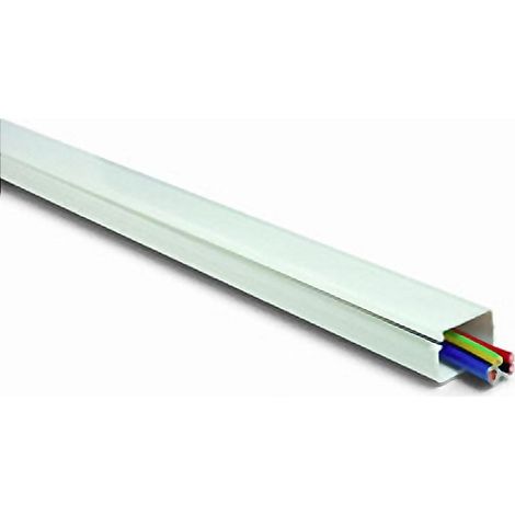 BRINOX canal inst.adhesivo blanco 23x13mm. , Canaleta protectora de cable eléctrico con tapa.
- Tira de 2 metros
- Medidas: 23x13mm.
- Fabricada en PVC color blanco.
- Fijación adh