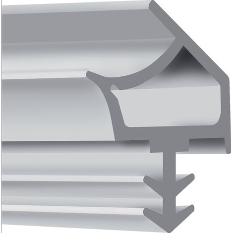 Butée de porte K2953 L.5m pour rainurage TPE noir beige (1/2)