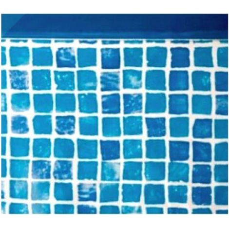 Liner piscina Gre blu mosaicato rotondo 460x132 cm