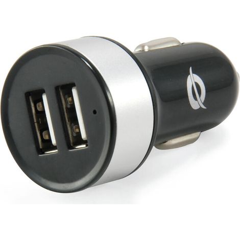 CARGADOR CONCEPTRONIC 5V 2xUSB  PARA COCHE 12/24V C05-219 (1/4)