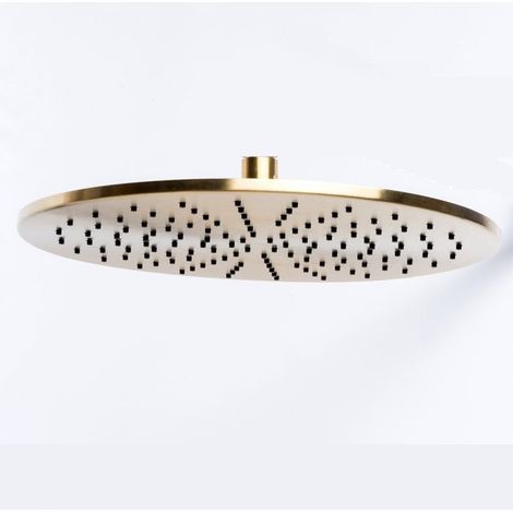 Soffione Doccia Tondo Diametro 30 cm Oro Tevere (1/2)