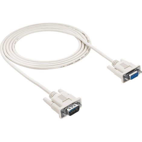 RS-232-Seriellkabel Akyga AK-CO-01 Stecker D-Sub 9-polige Buchse Verlängerung 2 m (1/2)