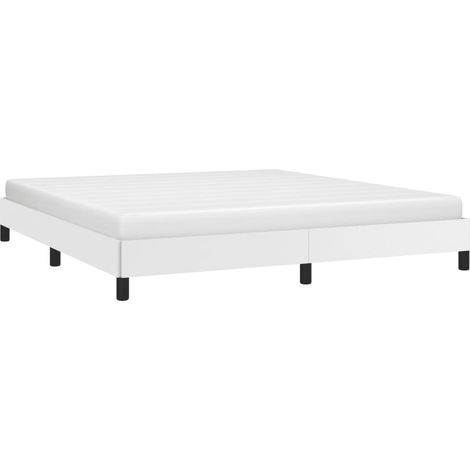 Giroletto Bianco 160x200 cm in Similpelle vidaXL