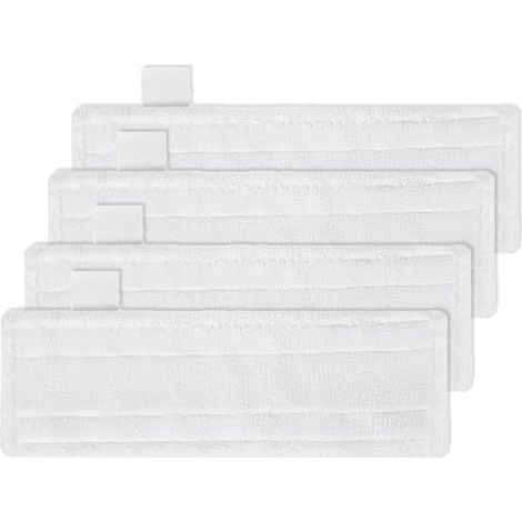 4 Lingette Microfibre Karcher Easyfix, Fixation Velcro, Pour Sol Bois Carrelage (1/4)
