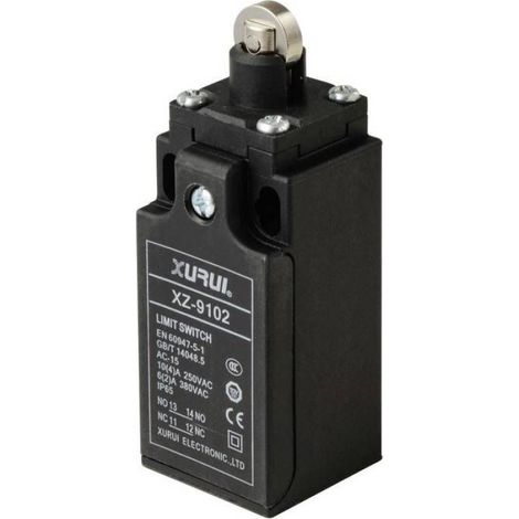 Interrupteur De Fin De Course - 250 V AC 10 A - Poussoir À Galet Avec Rappel Automatique - IP65 - 1 Pièce (1/3)